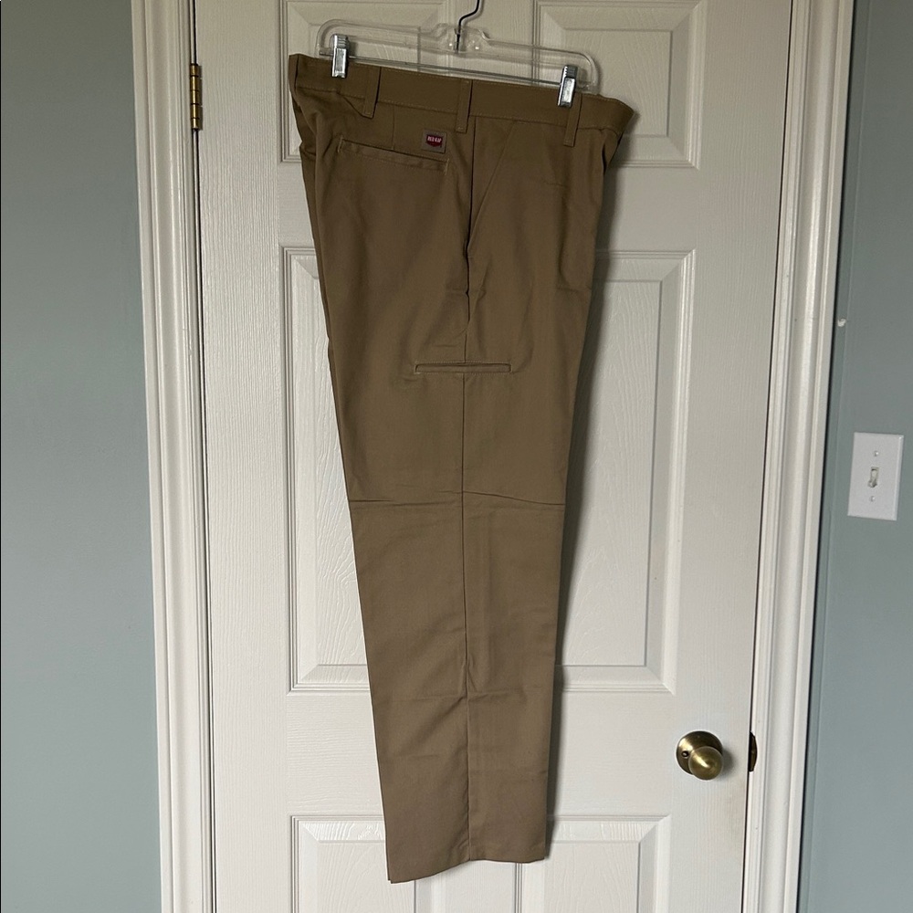 🔥🆕🔥 Red Kap Men's Industrial Work Pants - Khaki - 34 x 32